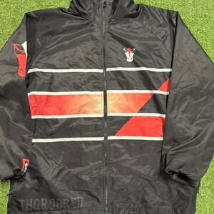 Ryco Sportswear black windbreaker jacket Size M #windbreaker #athleticwear